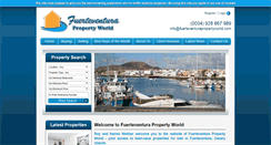 Desktop Screenshot of fuerteventurapropertyworld.com